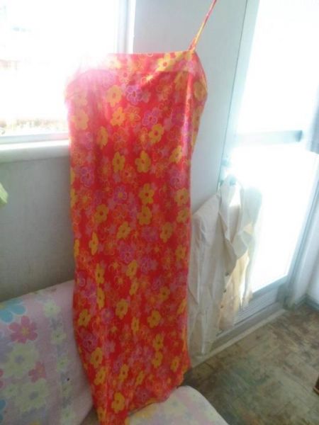 Vestido estampado em Visco Licra (de verão)